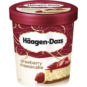 HAAGEN-DAZS strawberry cheescake tarrina 460 ml